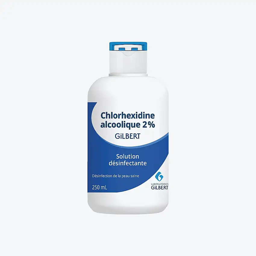 Chlorhexidine alcoolique 2% - Incolore - 250 ml - Gilbert