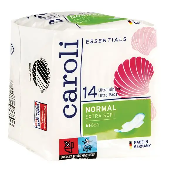 Serviettes hygiéniques pour flux normal à abondant