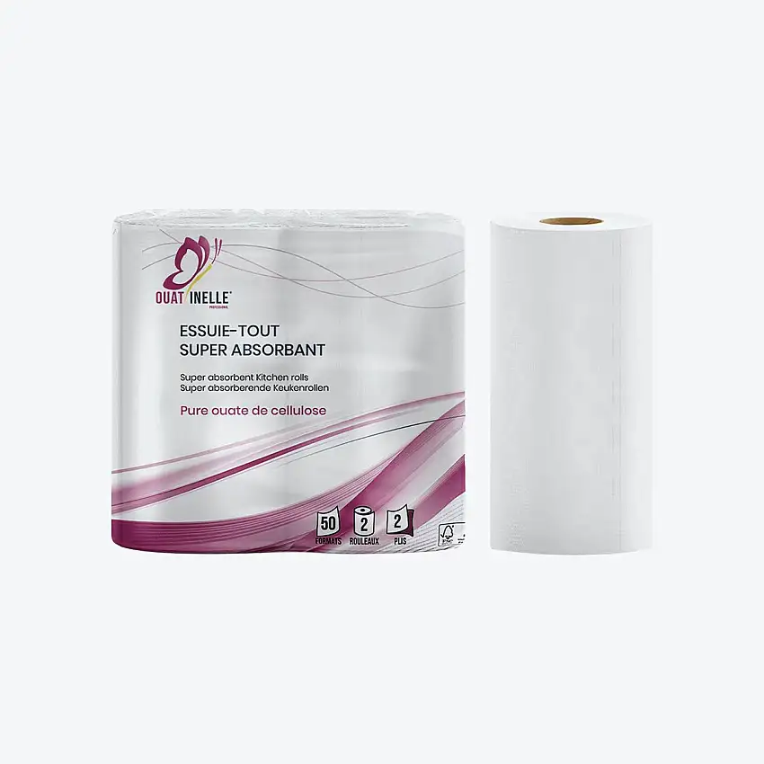 Rouleaux essuie-tout - Ménager - Paquet de 40 rouleaux - Global Hygiène