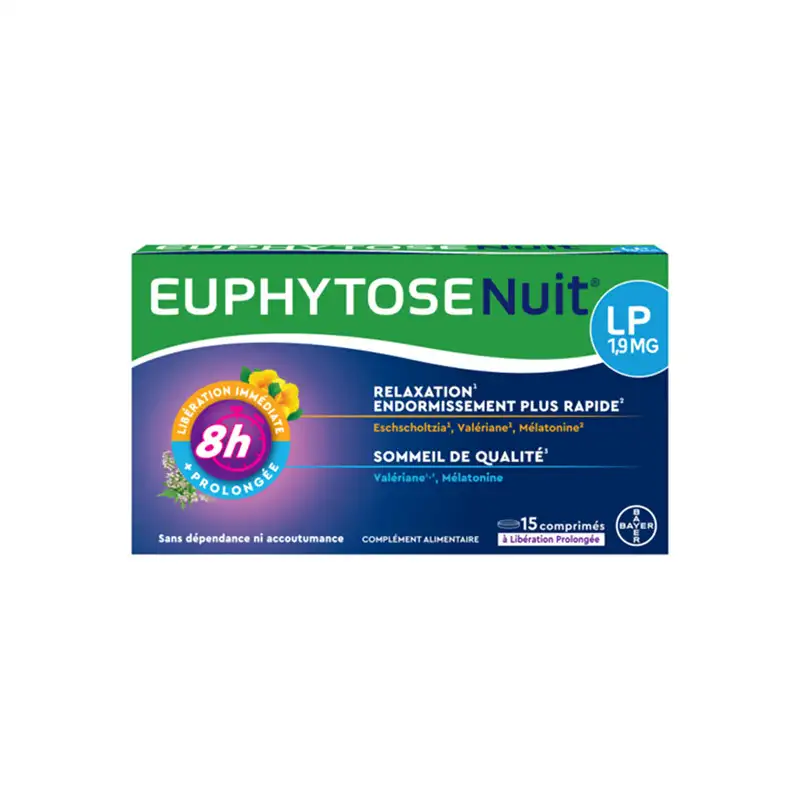 Euphytose Nuit LP 1,9mg 15 comprimés