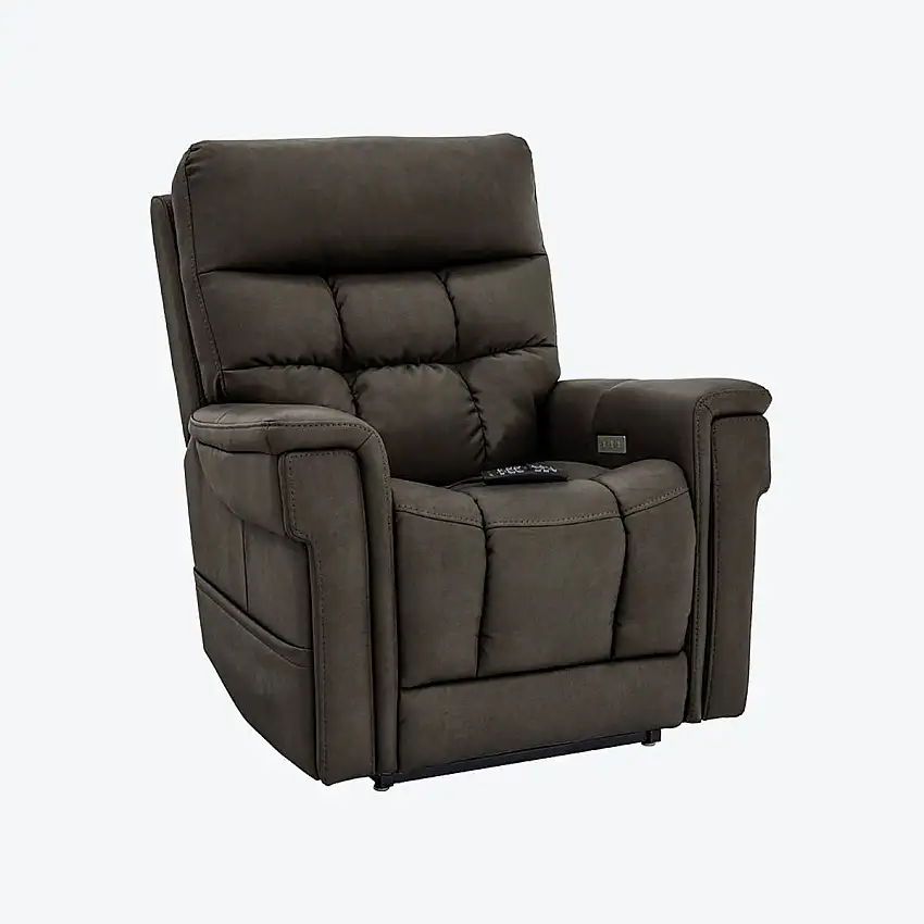 Fauteuil releveur électrique 5 moteurs - Ultra Capriccio - Smoke - Pride
