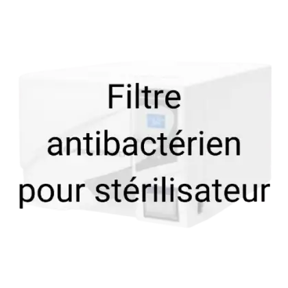 Filtre antibactérien pour stérilisateur autoclave