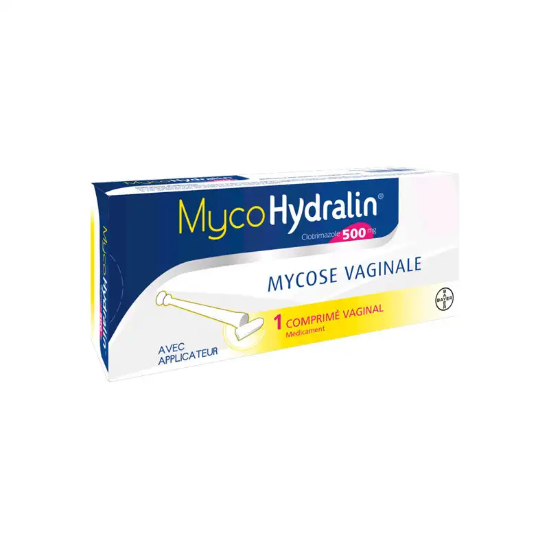 Hydralin Mycohydralin 500mg 1 comprimé vaginal