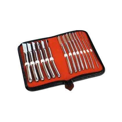 Kit de 14 dilatateurs de Hégar - chromé