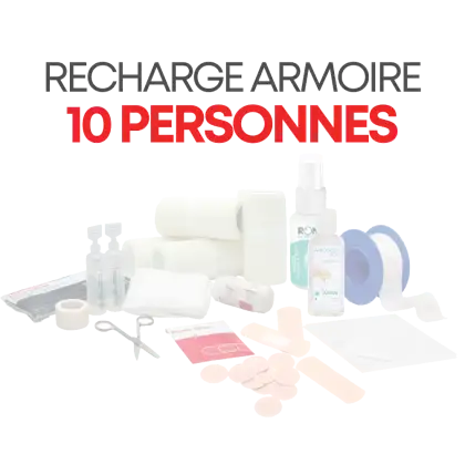 Kit de recharge Esculape pour armoire à pharmacie 10 personnes