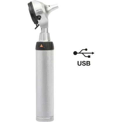 Otoscope Heine Beta 400 LED fibre optique à poignée rechargeable