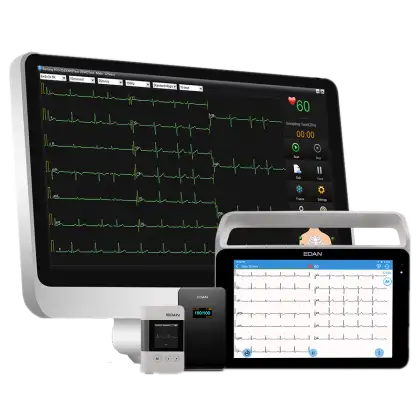 Pack Cardio 2 Edan ECG ISE Plus + holter MAPA SA-10 + holter ECG SE-2003 + logiciel de données