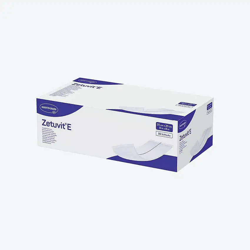 Pansement Zetuvit - Non stérile - 20 x 20 cm - Par 50 - Hartmann