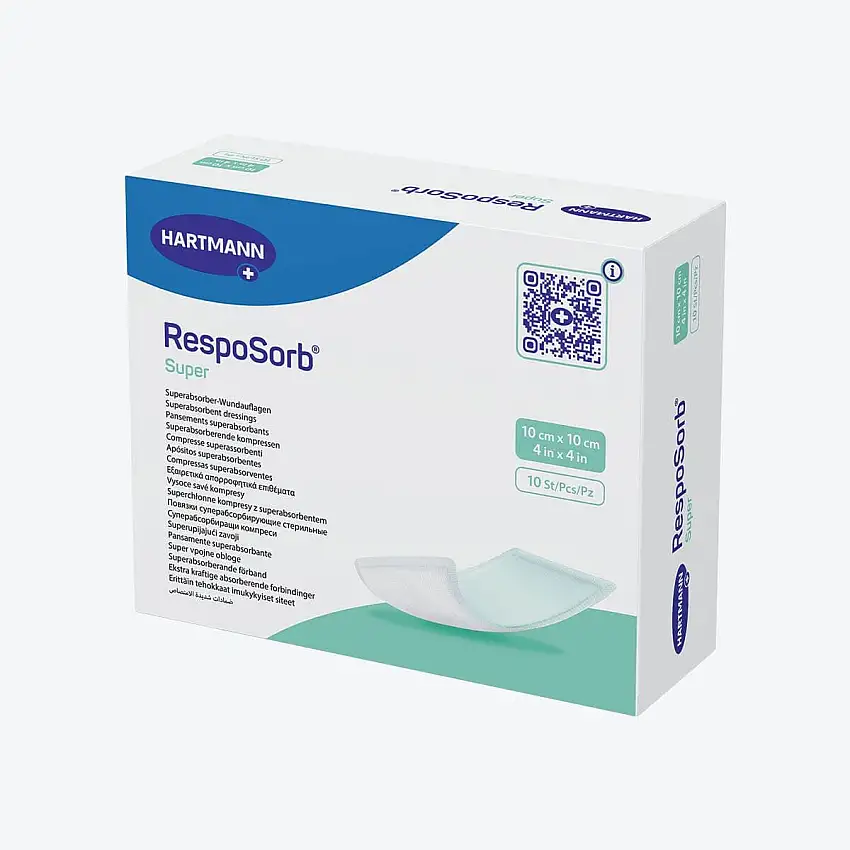 Resposorb - Pansement super absorbant - 10 x 10 cm - Par 10 - Hartmann