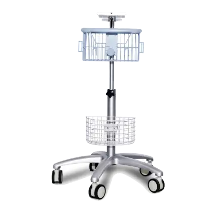 Pied à roulettes et plateau pour cardiotocographe Comen C11