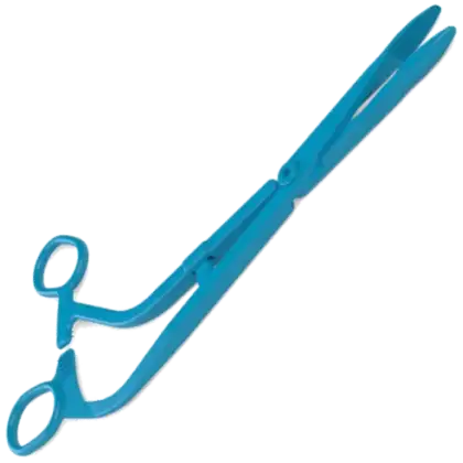 Pinces clamp de Cheron coudées stériles (boite de 20)