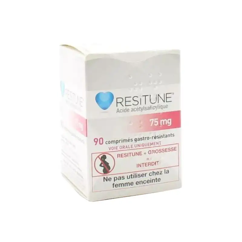 Resitune 75mg 90 comprimés gastro-résistants