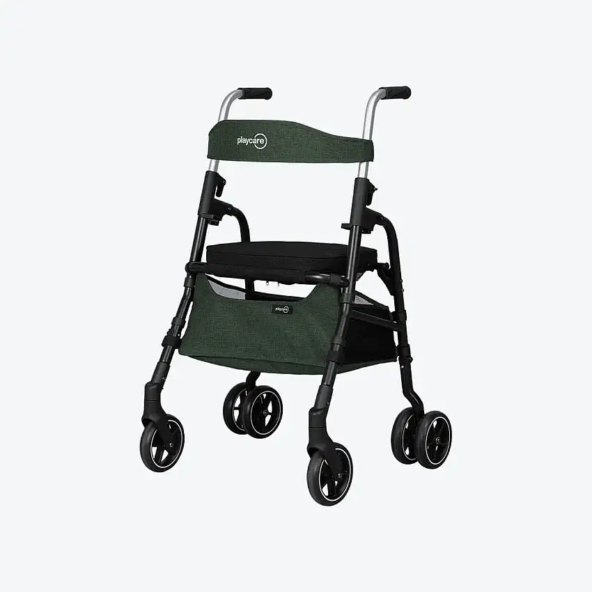 Rollator 4 roues - Pliant - Siège rembourré - W05 - Playcare