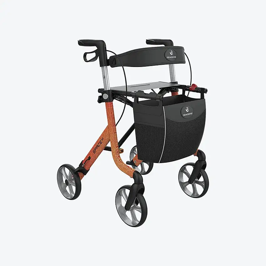 Déambulateur 4 roues - Space LX - Carbone - Art Line - Large - Rehasense