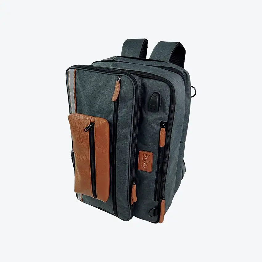 Sac à dos médical - Convertible - Etretat - Brun - De Boissy