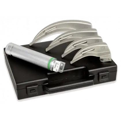 Set de laryngoscopie à fibre optique pour adultes