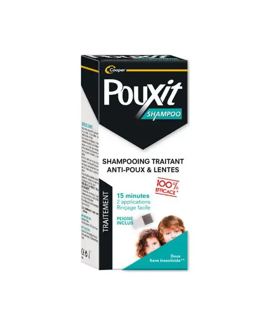 Shampoing Pouxit 200 ml avec peigne