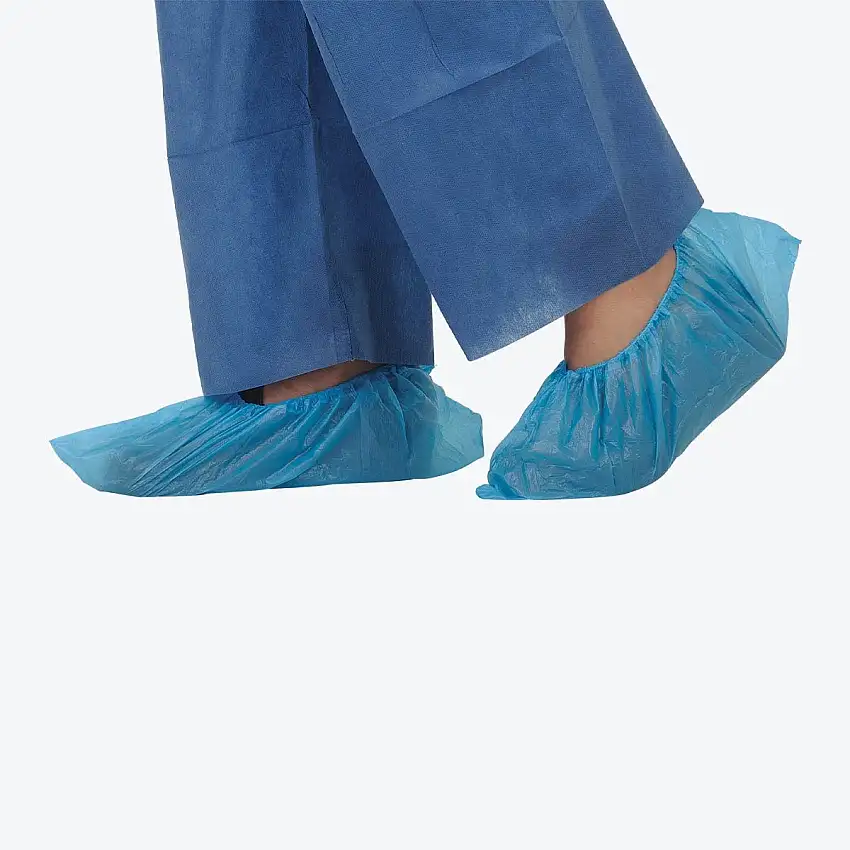 Surchaussure - Polyéthylène - 40 Microns - Bleue - Par 100 - Medistock