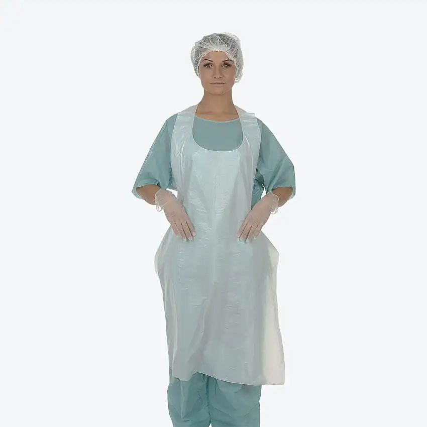 Tablier jetable - Polyéthylène - 71 x 116 cm - Par 100 - Medistock