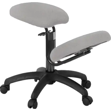 Tabouret médical érgonomique Ecopostural S2602 - base plastique et appui-genoux fixe