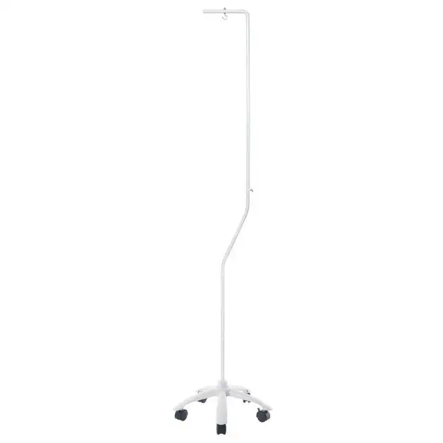 Support suspendu en métal avec 5 roulettes (support et poteau)